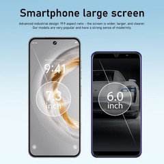 A17 Pro Max Unlocked Phone 5G, 16GB+1TB Dual SIM Cell Phone，7.3″ HD Display