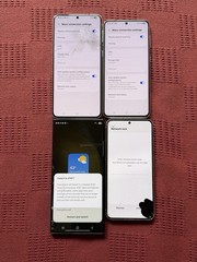 4 Lot Samsung Galaxy S23 Ultra Unlocked, S23 AT&T S21+, S21 Cracked *For Parts*