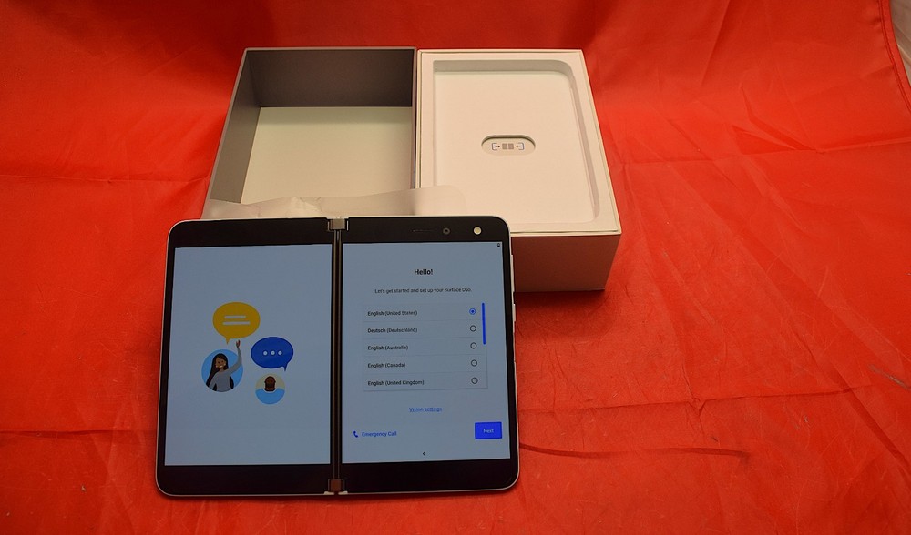 New Factory Unlocked Microsoft Surface Duo 128GB Glacier White 1930