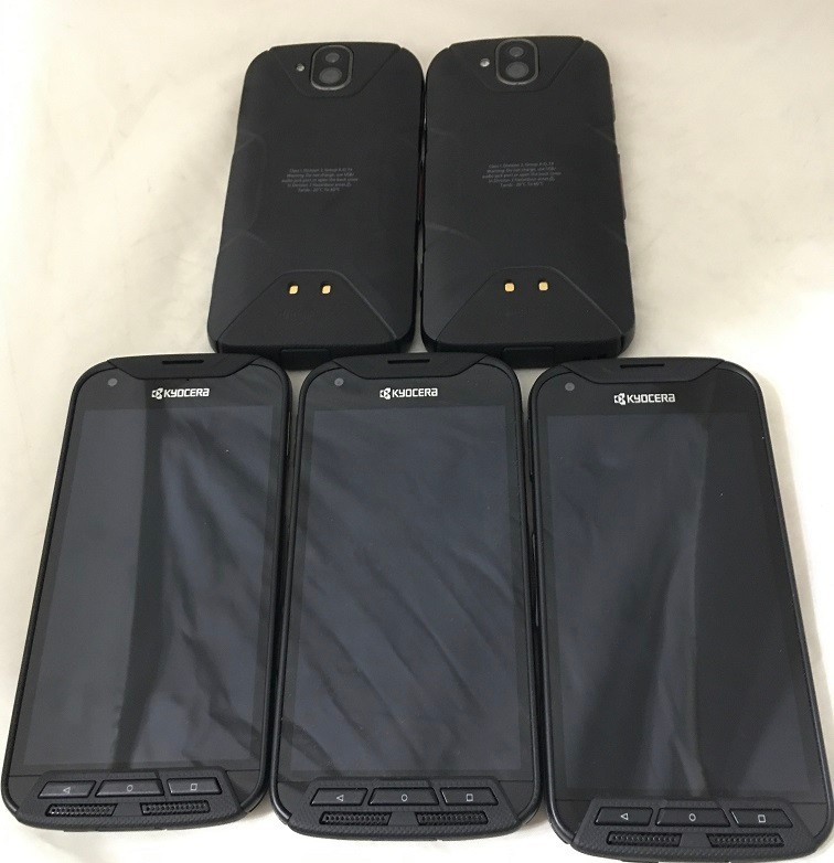 WHOLESALE LOT 5 KYOCERA E6820 DURAFORCE PRO 32GB TESTED A STOCK AT&T ONLY