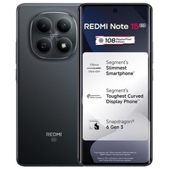 REDMI Note 15 5G (Black, 8GB RAM 256GB Storage) Snapdragon 6 Gen Global Version