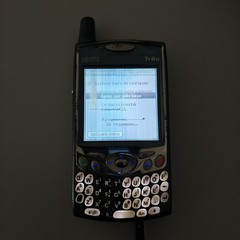 Palm Treo 650 Vintage Smartphone (Unknown carrier) – Blue – DAMAGED #2860