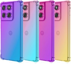 1. For Motorola Edge 2025 Case, TPU Shock-Absorption, Flexible Gradient Color