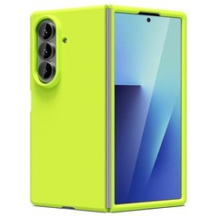 Cute Liquid Silicone Phone Case for Samsung Galaxy Z Fold 7, Neon Green Lime