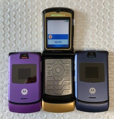 Original Motorola RAZR V3 Flip Mobile Phone Unlocked Cellphone Camera 2G GSM
