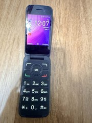 Alcatel MyFlip Flip Cell Phone 2.56GB Storage Capacity, Black