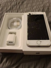 Apple iPhone 7 32GB silver (T Mobile) – unlocked – Functional!