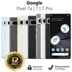 Google Pixel 7 | 7a | 7 Pro – 128GB | 256GB | 512GB – (Unlocked) Smartphone