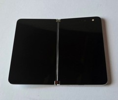 White Microsoft Surface Duo 128GB Android Phone with EXTERNAL CRACKS & NO POWER