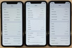 LOT OF THREE TESTED USED GSM UNLOCKED iPhone 11, 64GB A2111 MH8D3LL/A PHONES