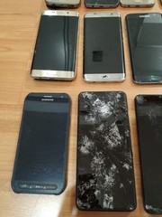 Lot of 15 Samsung Galaxy S10e(1) S9(1) S8(2) S7edge(1) S7(5) and other for parts