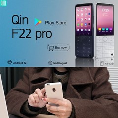 F22 Unlock QIN PRO 4G LTE MINI Android 12 Smartphone Phone Keypad Compact Mobile