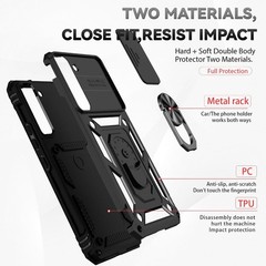 Galaxy S22 Case with Screen Protector: Military Grade 20ft Drop Tested Shockproo