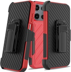 1. For Motorola Edge 2025 Case Heavy-Duty Cover Holster Belt Clip Combo (77)2.