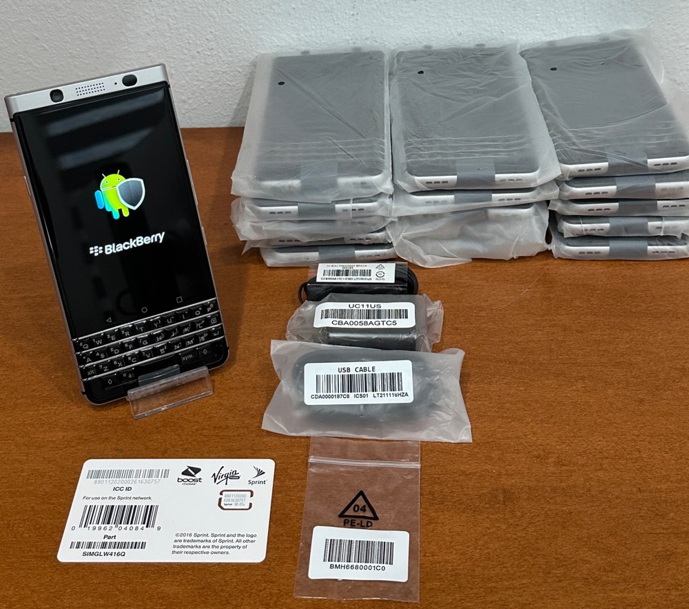 BlackBerry KEYone – 32GB – BBB100-3 – Unlocked – 16 New Phones – Software Issue