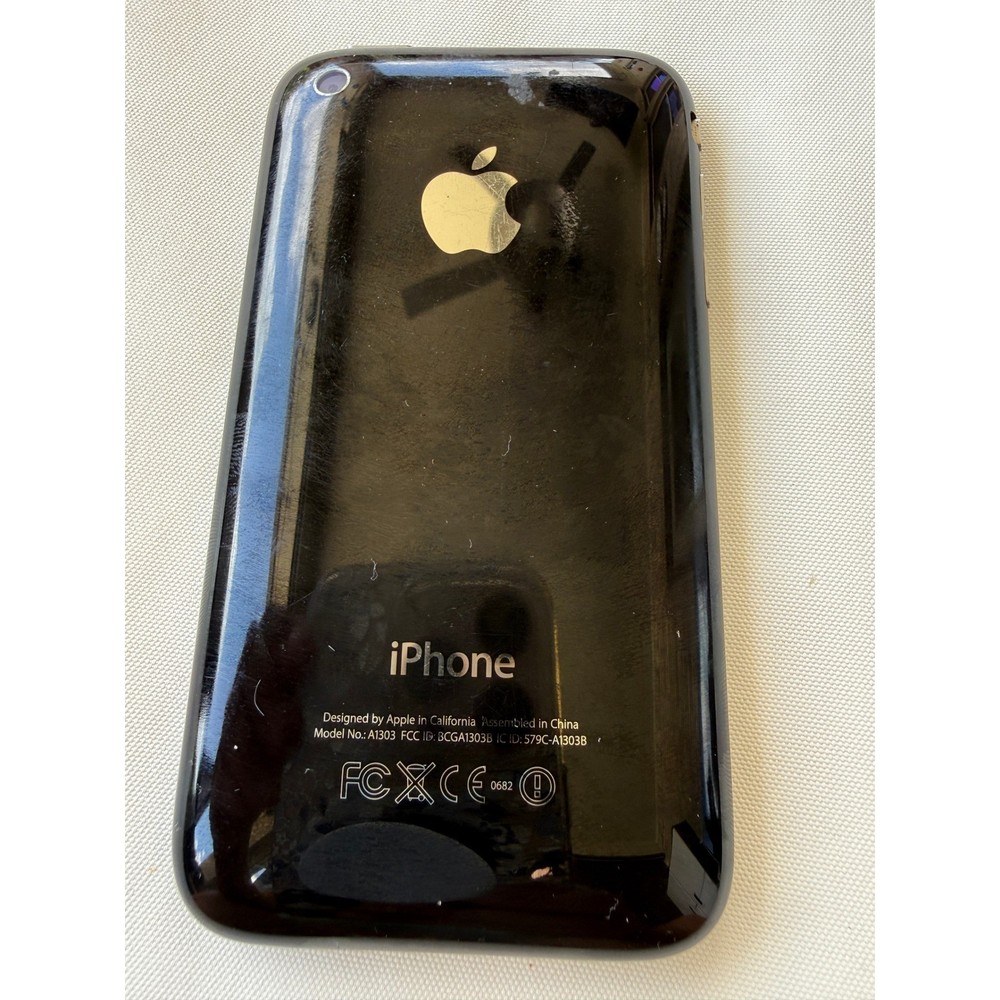 Apple iPhone 3GS Black Model A1303 Retro Vintage Smartphone 2009 UNTESTED