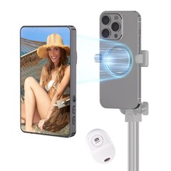 MYW Selfie Monitor Screen Phone, Vlog Support Gray