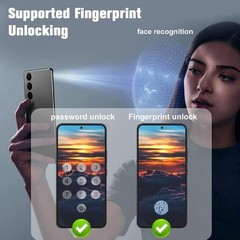 Samsung Galaxy S23 Ultra Privacy Screen Protector, Scratch-Resistant & Case Frie