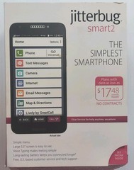 Jitterbug Smart2 Easy-to-Use 5049S Smartphone for Seniors by GreatCall Open Box