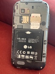 LG MyTouch Cell Phone used-(For Parts Only) Good shape and appearance