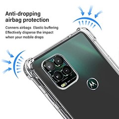 Moto G Stylus 5G 2021 Case & Screen Protector – Shockproof, Slim, Clear TPU