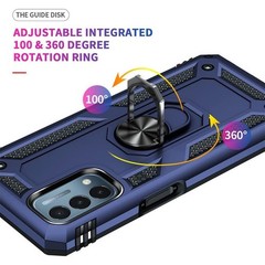 Oneplus Nord N200 5G Case: Military Grade 16ft Drop Tested Shockproof Cover, Blu