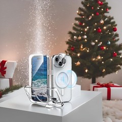 iPhone 14 Case with Built-in Camera Stash Stand, iPhone 13 Case with Screen Prot