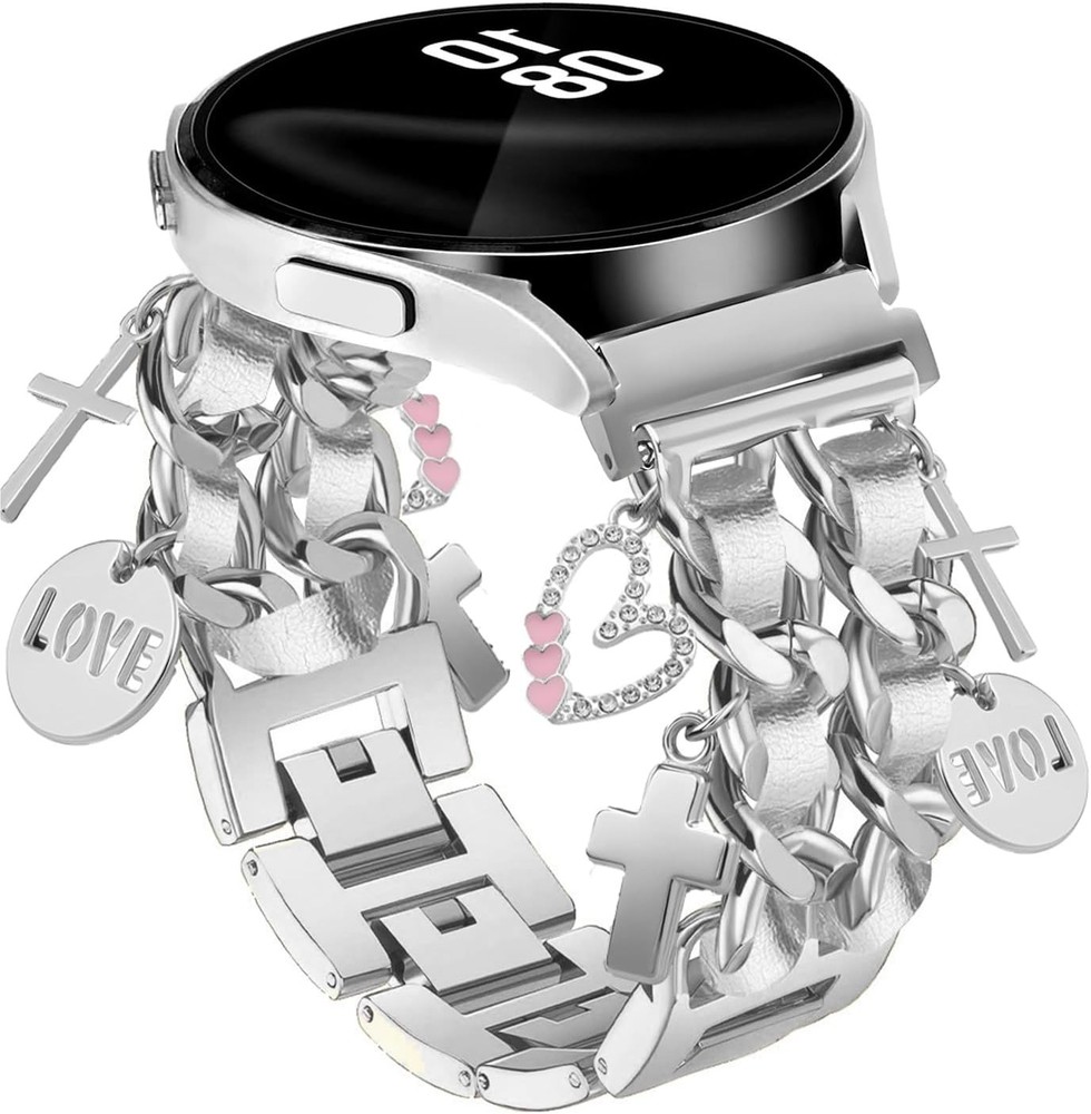 Bracelet Band with Cute Charm Compatible for Samsung Galaxy Watch 7 6 5 4 FE 40m