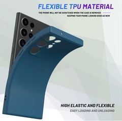 Samsung Galaxy S24 Ultra Case Dark Blue, Scratch Resistant Slim Thin Phone Cover