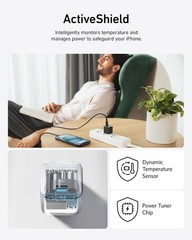 Compact 20W USB-C Fast Charging Block for iPhone 17/16/15, Galaxy, Pixel 4/3
