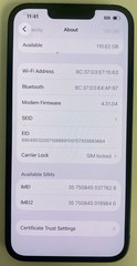 Apple iPhone 14 MPUA3LL/A 128GB – FirstNet/AT&T -Midnight -Battery Health 100%!!