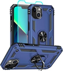iPhone 13 Case, Ring Shockproof Protective Phone Case for iPhone 13, Blue