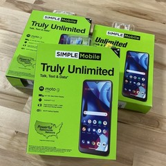 Simple Mobile Moto G Pure READ Lot Of 3