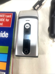 Motorola VGA 4X Zoom Trac Flip phone Camera W/AC and DC Chargers & Manual