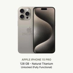iphone 15 Pro, 128GB Unlocked , Good Condition , No Face ID (eSIM only)