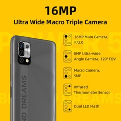 UMIDIGI Power 5 4GB+128GB 6.53” Dual SIM 6150mAh Android Unlocked Smartphone