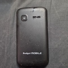 Budget MOBILE Bar Cell Phone Black QWERTY Camera 3.5mm