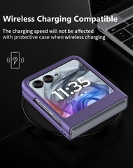 Thin Hard Matte Polycarbonate Cover Case for Motorola Razr 2024/2025/2026 – Purp