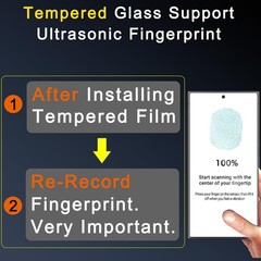 3+3 Samsung Galaxy S24 Ultra Screen Protector Glass Anti Fingerprint Clear Saver