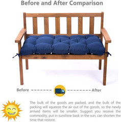 Waterproof & Sun-Resistant Outdoor Bench Cushion – Universal Fit for Patio Chair