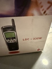 Vintage Flip Phone LGC-330W CDMA Dual Band Digital Cellular Phone Large LCD