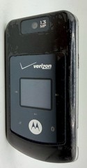Motorola W755 Verizon Flip Phone Black 1.3MP Camera