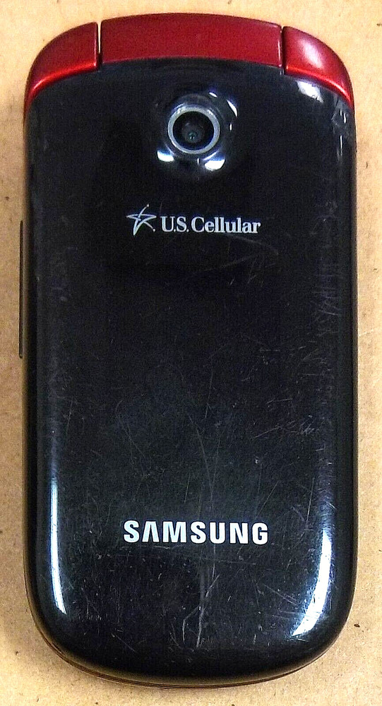 Samsung Chrono 2 II SCH-R270 – Black and Red ( U.S. Cellular ) Very Rare Phone
