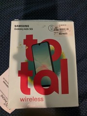 Total Wireless Samsung Galaxy A26, 5G, 128GB, Black – Prepaid Smartphone [Locked