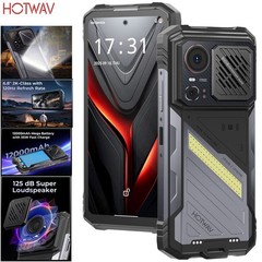 5G HOTWAV Hyper 8 Pro Android 15 AI Rugged Phone Loud Speaker Camping Light 512G