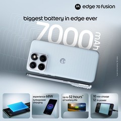 Motorola Edge 70 Fusion 5G 12GB RAM 256GB Pantone Country Air Dual SIM Unlocked.
