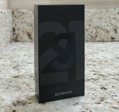 Samsung Galaxy S21 ULTRA 5G Factory UNLOCKED SM-G998U1 (128GB BLACK, USA) SEALED