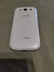 #1C# Samsung Galaxy Slll ( S3) Model SPH-L710 White 16GB Sprint Network