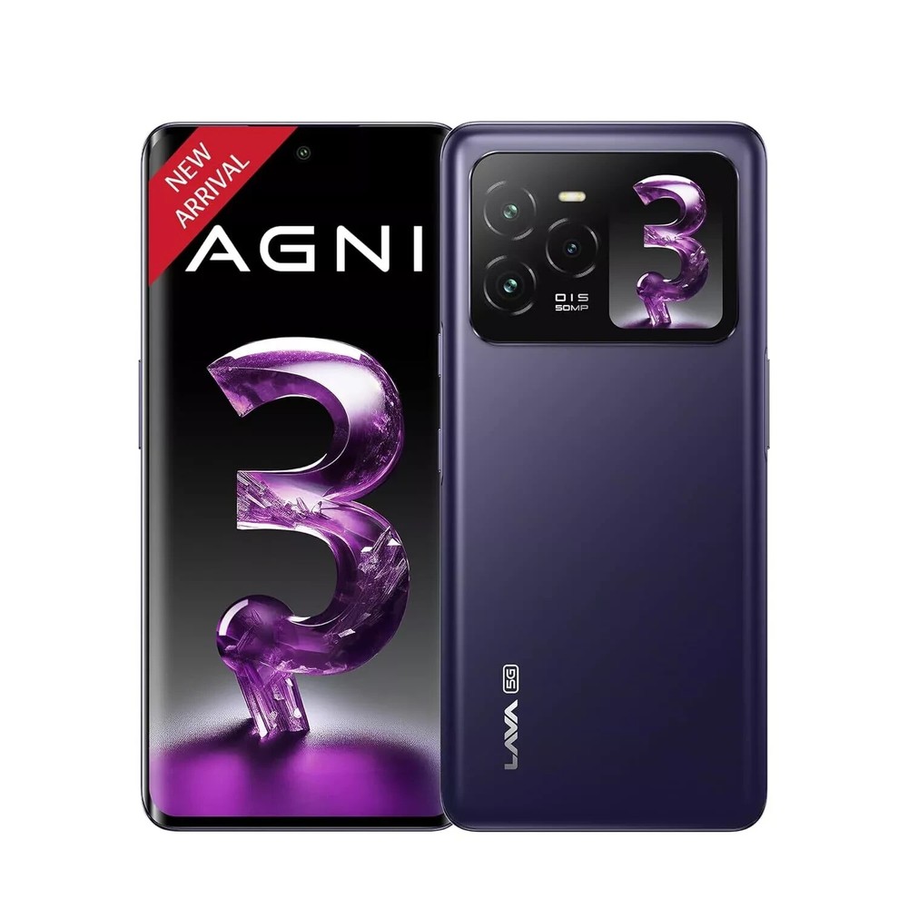 Lava Agni 3 5G (Heather, 8GB+256GB)50MP Triple AI Camer Global Version