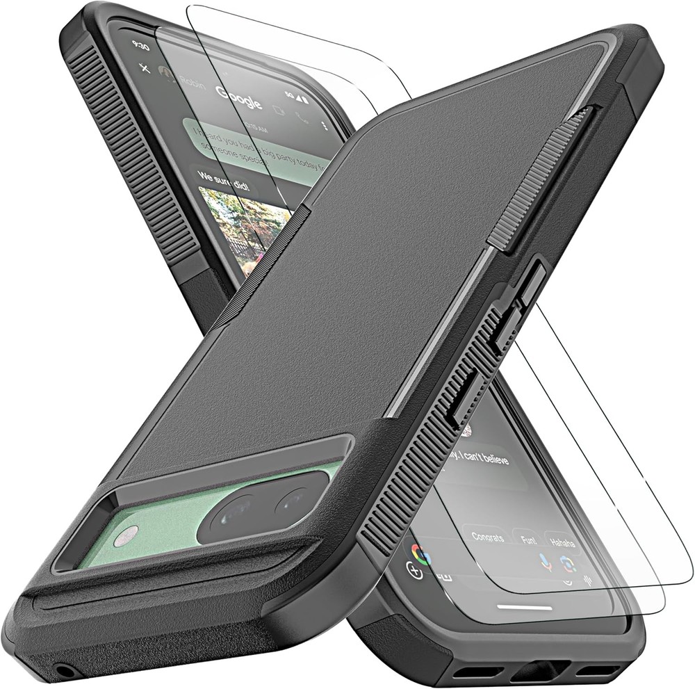 for Pixel 8A Case, Heavy Duty Full-Body Shockproof Case for Google Pixel 8A 6.1″